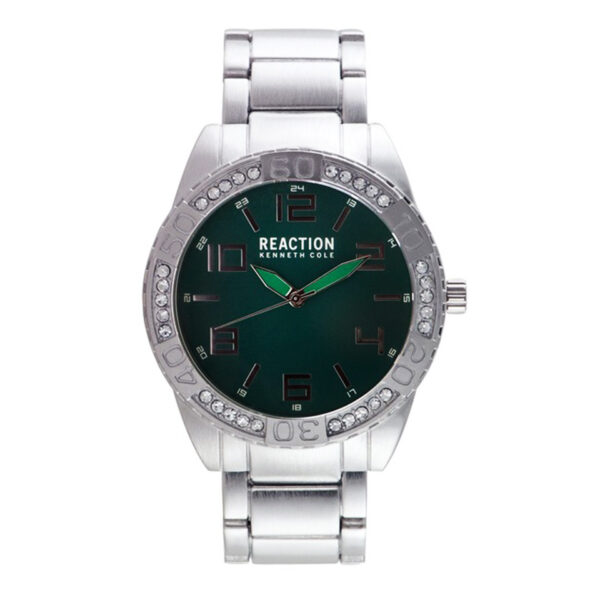 Kenneth Cole ReactionMen's Analog CZ Quartz Bracelet Watch