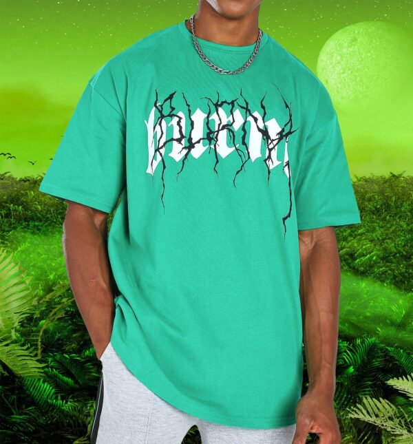 Burna Boy Oversized Tour Print T-Shirt